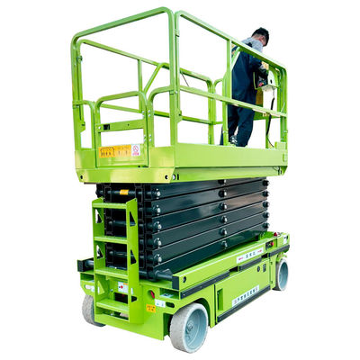 Laagste hoogte 1700 mm Mobiele zelfrijdende schaar Liftplatform voor glasreiniging