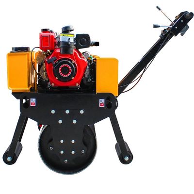 11KW Walk Behind Mini 500Kg Single Drum Hand Asfalt Kleine Tandem Rollers Compactor