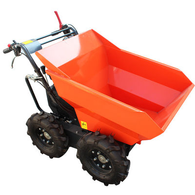 CE goedgekeurd 60 kW elektrisch gemotoriseerde mini dumper met 300 kg laadvermogen gemaakt