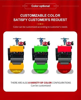 330 kg Single Drum Roller Diesel Gasoline Vibratory Road Compactor Asfalt Mini Rollers