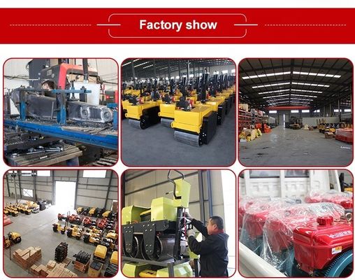 330 kg Single Drum Roller Diesel Gasoline Vibratory Road Compactor Asfalt Mini Rollers