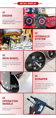 330 kg Single Drum Roller Diesel Gasoline Vibratory Road Compactor Asfalt Mini Rollers