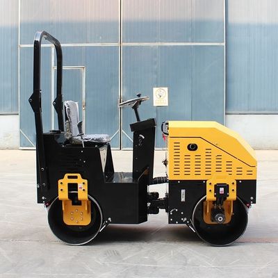 Doppeltrommel trillingsrol 1 ton compactor voor grondcompressie in productie-installaties