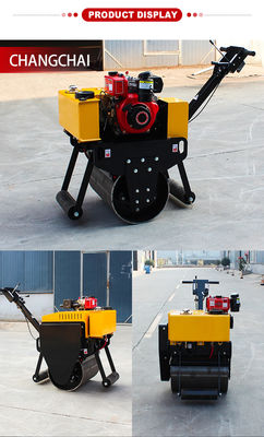 2.5L brandstoftankcapaciteit enkelwielrol voor wandelen achter trillende compactor