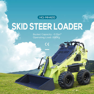 17.1kw Power Construction Machinery Wheel Loader Diesel Crawler Mini Skid Steer Load