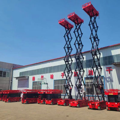 Maximale hefhoogte 8m ruw terrein Dieselmotor Multifunktioneel schaarhefplatform