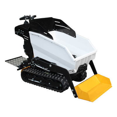 Mini dumper zelfladen Ce gecertificeerde crawler loader tuin benzine kleine dumper 300kg