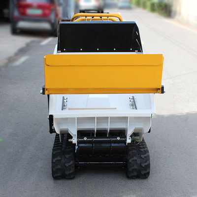 Mini dumper zelfladen Ce gecertificeerde crawler loader tuin benzine kleine dumper 300kg