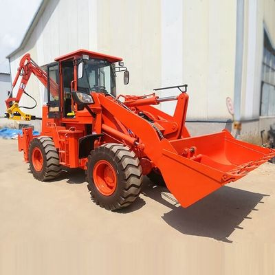 Hoog werkend rendement Compact Loader Backhoe met BOXINHUASHENG Hydraulische Klep