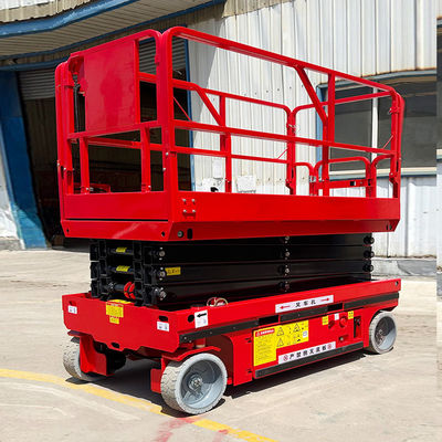 2000 kg mobiele hydraulische trailers met batterijen Elektrische schaarliften voor werkplatform in de lucht