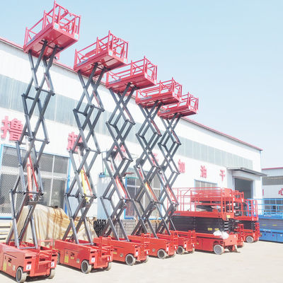 2000 kg mobiele hydraulische trailers met batterijen Elektrische schaarliften voor werkplatform in de lucht