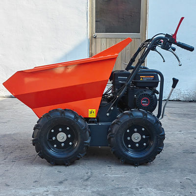 Mini dumper met elektrische kracht en Briggs Stratton motor 4.1kw/3600rpm