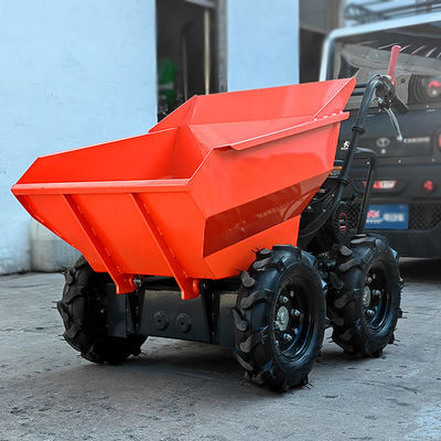 Mini dumper met elektrische kracht en Briggs Stratton motor 4.1kw/3600rpm