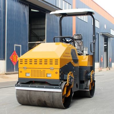 Doppeltrommelroller 3 ton hydraulische trillingswegcompressor voor glad en compact