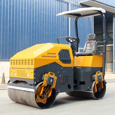 CE-gecertificeerde 3 ton compacte trillingsrolmachine met hydraulische HYDAC-klep
