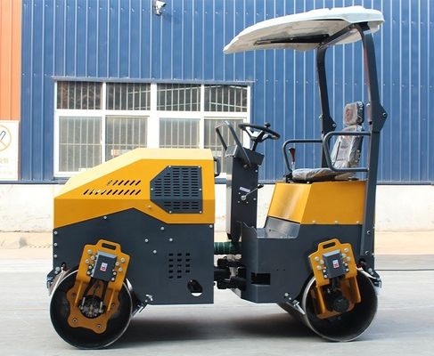 CE-gecertificeerde 3 ton compacte trillingsrolmachine met hydraulische HYDAC-klep