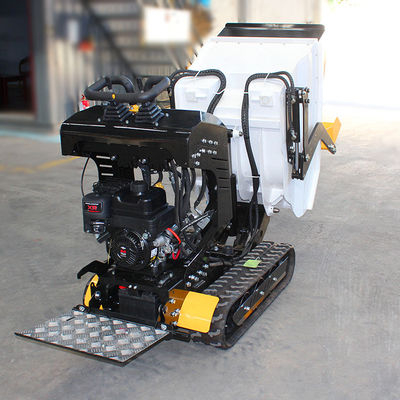 Zelflaadbare mini-crawler dumper met 500 kg laadcapaciteit en 360 kg machinegewicht