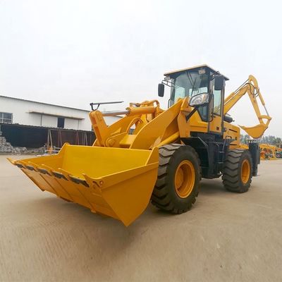 500 mm Min. Draaiingsradius Backhoe Loader Front Loader En Backhoe En Materialen