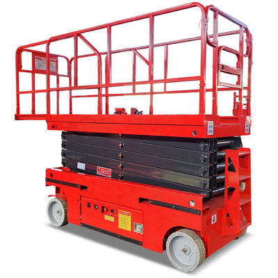 Zelfrijdende elektrische hydraulische mobiele schaarhef van 4m 6m 8m 10m 12m 14m