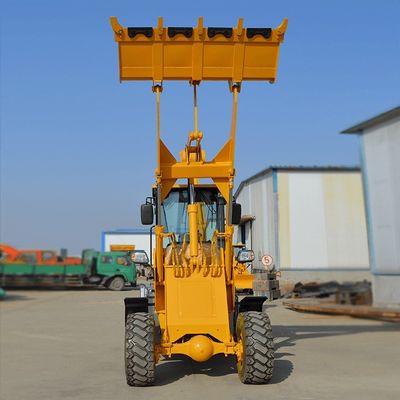 4 wiel aandrijving 2 ton bagger met en Min. Draaiingstraal 000 mm