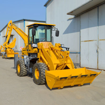 4 wiel aandrijving 2 ton bagger met en Min. Draaiingstraal 000 mm