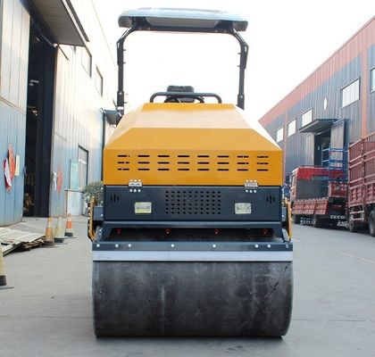 425 mm trommeldiameter 3T dubbel trommelrolcompressor voor grondcompressie