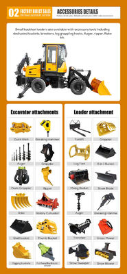 HQ-WZ-8-12 Backhoe Loader Excavator De ultieme machine voor uw bouwprojecten