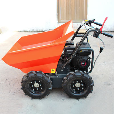 KYB Hydraulische klep 350 kg Nutteload benzine motor 4 wielen mini dumper/wiel dumper mini
