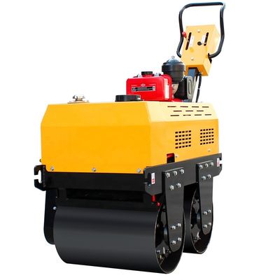 425 mm Drum Diameter Klein 0,5 ton Dubbel Drum Road Roller Diesel Asfalt Compactor