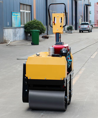425 mm Drum Diameter Klein 0,5 ton Dubbel Drum Road Roller Diesel Asfalt Compactor