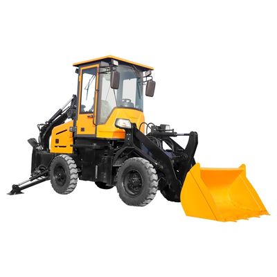 Gradeerbaarheid 30° HQ-WZ-8-12 Constructie Mini-lader Backhoe-lader met backhoe