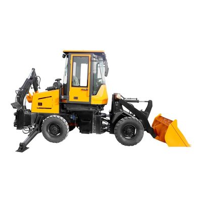 Gradeerbaarheid 30° HQ-WZ-8-12 Constructie Mini-lader Backhoe-lader met backhoe