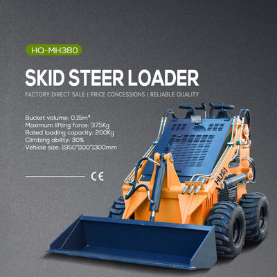 EPA-goedgekeurde mini-skid steer loader voor bouwwerkzaamheden MOOG Hydraulische cilinder