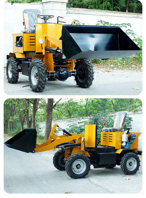 Kleine landbouw 850 kg Elektrische Mini Front End Compact Battery Wheel Loader met betaalbare
