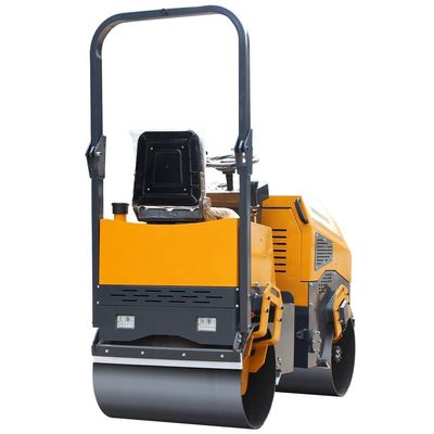 1 ton Mini Vibrator Roller Brandstoftank Capaciteit 5,5 L Kleine Dubbele Drum Road Roller