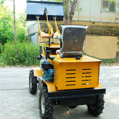 0.8 ton Frontal Compact Mini Front Loader 1 cbm Bucket Capacity voor restaurant