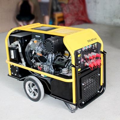 13 pk Diesel- of benzinestation Hydraulische energie-eenheid met een capaciteit van 6,1 L brandstoftank