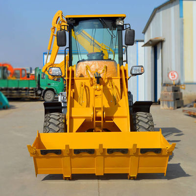 Bouwwerk Dieselmotor voorlader Backhoe loader met 3 ton wiellader