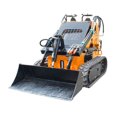 200 kg nominale lading YUNNEI motor mini skid steer loader voor elektrisch en dieselactiviteiten