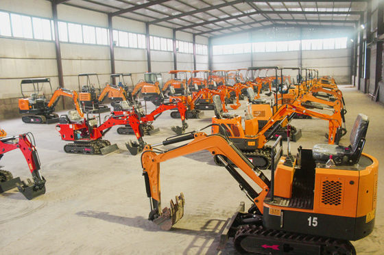 1.7T 1.8T 2T 3T Rubber Tire Mini Hydraulische Graafmachine 390kw Crawler Graafmachine Duurzaam
