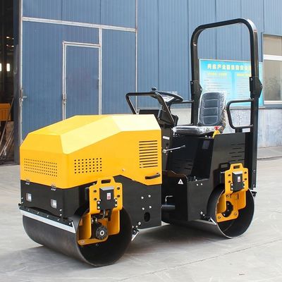 2.0 ton kleine hydraulische industriële compactor voor trillende dubbeltrommelwegrollers