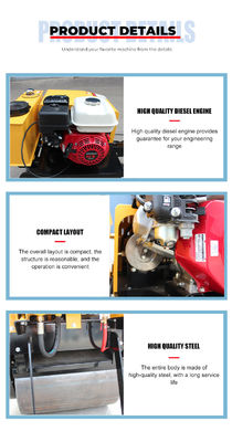 YL600 Industrial Compactor Machine met één trommel met een diameter van 425 mm en een EPA-motor