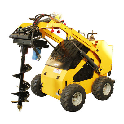 Kleine landbouwmachines Mini-graver Wiel Type Mini-Skid Steer met Stratton-motor