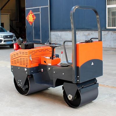 Elektrische start 0,8 ton Diesel dubbel trommel rijden op de weg Roller voor een soepele werking