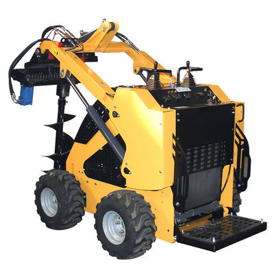 Kleine landbouwmachines Mini-graver Wiel Type Mini-Skid Steer met Stratton-motor