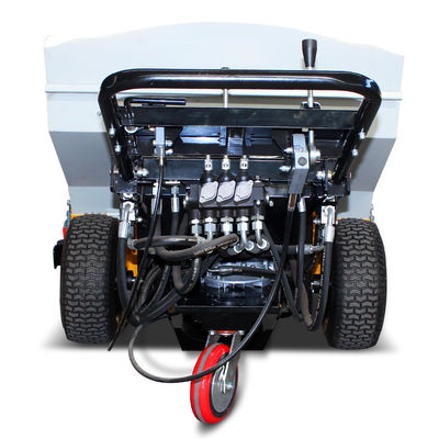 Voorwielen 2 x hydrostatisch aangedreven wielen Mini Paver HQ-YL TP100 Padpaver