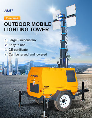 Diesel Light Tower Multifunktioneel Buitentower Light met 3500K Kleurtemperatuur