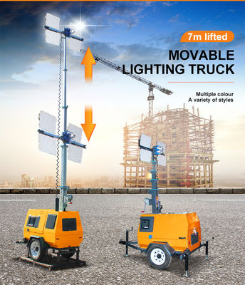 Diesel Light Tower Multifunktioneel Buitentower Light met 3500K Kleurtemperatuur