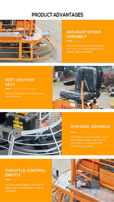 17.06 24.0 Power Helicopter Ride On Trowel voor Double Power Beton Finishing Machine