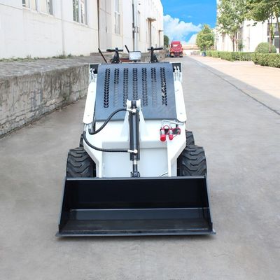 Werkingssnelheid 0-6 km/h Mini-Skid Steer Loader met EPA-motor en 1000 kg nominale belasting